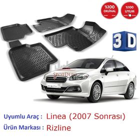 Rizline Fiat Linea 2007 Sonrası 3D Havuzlu Paspas