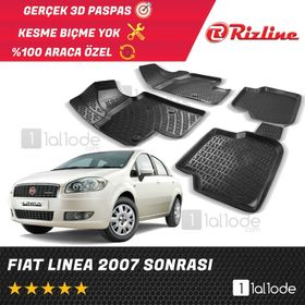 Rizline Fiat Linea 2007 Sonrası 3D Havuzlu Paspas