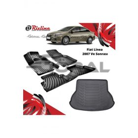 Rizline Fiat Linea 2007 ve Sonrası Paspas ve Bagaj Havuzu Set