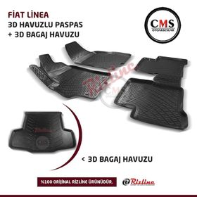Rizline Fiat Linea 3D Paspas ve Bagaj Havuzu