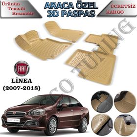 Rizline Fiat Linea 3D Siyah Havuzlu Paspas
