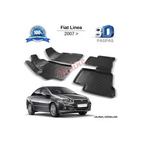 Rizline Fiat Linea 3D Siyah Havuzlu Paspas