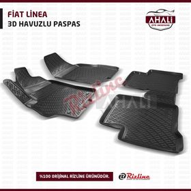 Rizline Fiat Linea 3D Siyah Havuzlu Paspas