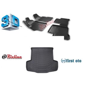 Rizline Fiat Linea 3D Siyah Havuzlu Paspas