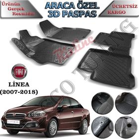 Rizline Fiat Linea Bej 2007-2018 3D Havuzlu Paspas