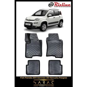 Rizline Fiat Panda 2020 Model 3D Havuzlu Paspas