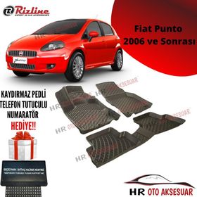 Rizline Fiat Punto 2006 Sonrası 3d Havuzlu Paspas