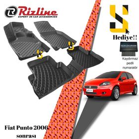 Rizline Fiat Punto 2006 Sonrası 3d Havuzlu Paspas