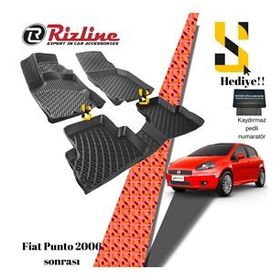 Rizline Fiat Punto 2006 Sonrası 3d Havuzlu Paspas