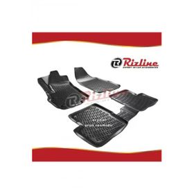 Rizline Fiat Punto Siyah 2006-2017 Arası 4 Parça 3D Havuzlu Paspas