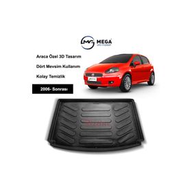 Rizline Fiat Punto Siyah 2006 Sonrası 3d Bagaj Havuzu