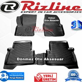 Rizline Ford C-max 2003 2009 Siyah 3D Havuzlu Paspas