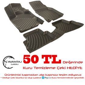 Rizline Ford C-Max 2010 Araca Özel Tasarım 3D Havuzlu Paspas