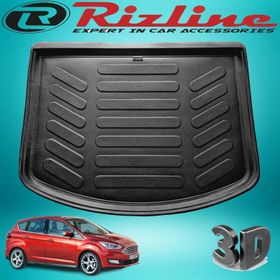 Rizline Ford C-Max 2010 Araca Özel Tasarım 3D Havuzlu Paspas