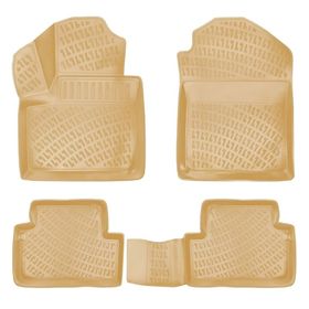 Rizline Ford Connect 3D 2009-2013 Bej Havuzlu Paspas