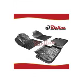 Rizline Ford Connect Siyah 2002-2013 Arası 4 Parça 3D Havuzlu Paspas