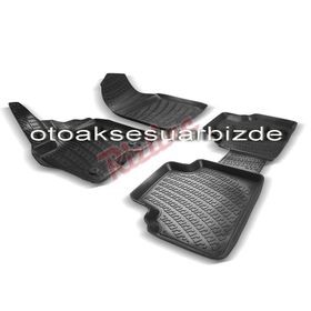 Rizline Ford Courier 2014 2019 Siyah 3D Havuzlu Paspas