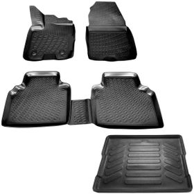 Rizline Ford Courier 2014-2020 Arası 3D Havuzlu Paspas + 3D Bagaj Havuzu