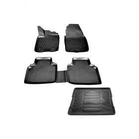 Rizline Ford Courier 2014-2020 Arası 3D Havuzlu Paspas + 3D Bagaj Havuzu