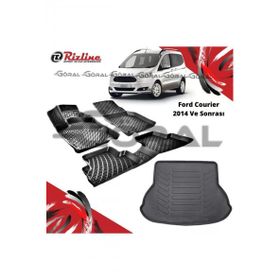 Rizline Ford Courier 2014 ve Sonrası Paspas ve Bagaj Havuzu Set