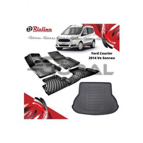 Rizline Ford Courier 2014 ve Sonrası Paspas ve Bagaj Havuzu Set