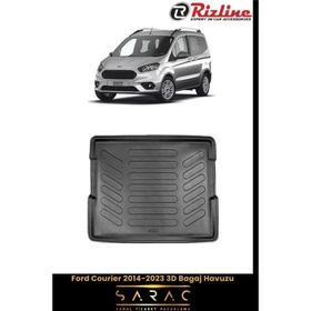 Rizline Ford Courier 2023 Araca Özel Tasarım 3D Bagaj Havuzu