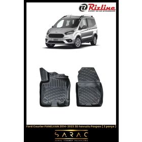 Rizline Ford Courier 2023 Model Panelvan 3D Havuzlu Paspas