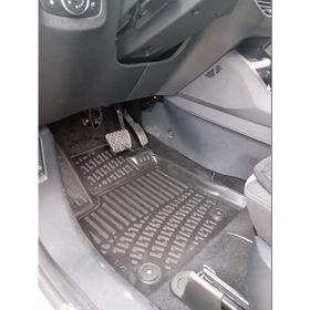 Rizline Ford Courier 2024+ 3D Siyah Havuzlu Paspas