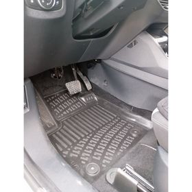 Rizline Ford Courier 2024+ 3D Siyah Havuzlu Paspas