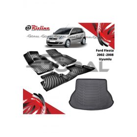Rizline Ford Fiesta 2002 -2008 Uyumlu Paspas ve Bagaj Havuzu Set