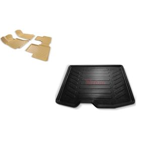 Rizline Ford Fiesta 2008-2013 Bej 3D Havuzlu Paspas