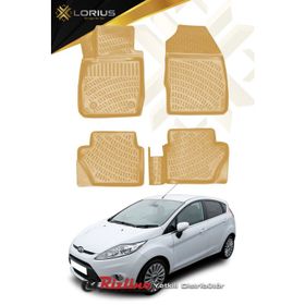 Rizline Ford Fiesta 2009-2013 Bej 3D Havuzlu Paspas