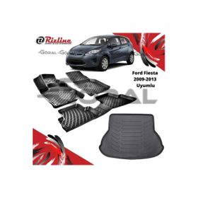 Rizline Ford Fiesta 2009-2013 Uyumlu Paspas ve Bagaj Havuzu Set