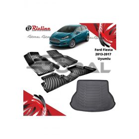 Rizline Ford Fiesta 2013-2017 Uyumlu Paspas ve Bagaj Havuzu Set