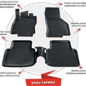 Rizline Ford Fiesta 2013 Bej 3d Havuzlu Paspas