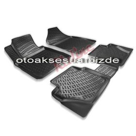 Rizline Ford Fiesta Hb 2009 2017 Siyah 3D Havuzlu Paspas