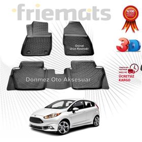Rizline Ford Fiesta Hb 2009 2017siyah 3D Havuzlu Paspas