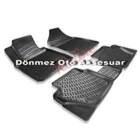 Rizline Ford Fiesta Hb 2018 Sonrası Siyah 3D Havuzlu Paspas