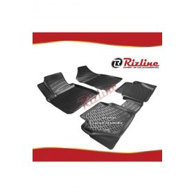 Rizline Ford Fiesta Siyah HB 2002-2008 Arası 4 Parça 3D Havuzlu Paspas