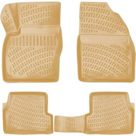 Rizline Ford Focus 1 1998-2004 Uyumlu Bej 3D Havuzlu Paspas