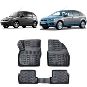 Rizline Ford Focus 2 2005-2010 Uyumlu 3D Havuzlu Siyah Paspas