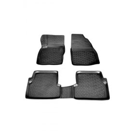 Rizline Ford Focus 2 HB 2005 - 2011 Arası Siyah 3D Havuzlu Paspas