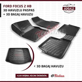 Rizline Ford Focus 2 HB 2005-2012 3D Paspas Bagaj Havuzu