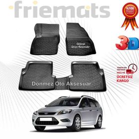 Rizline Ford Focus 2 Stw 2005-2011siyah 3D Havuzlu Paspas