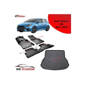 Rizline Ford Focus 3 HB 2011-2014 3D Paspas Bagaj Havuzu