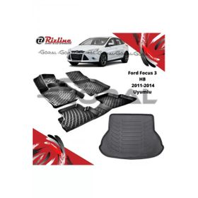 Rizline Ford Focus 3 HB 2011-2014 Uyumlu Paspas ve Bagaj Havuzu Set