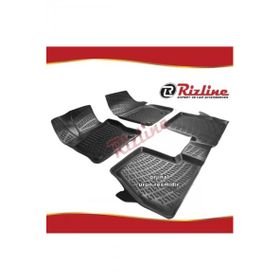 Rizline Ford Focus 3 Siyah HB 2011-2015 Arası 4 Parça 3D Havuzlu Paspas
