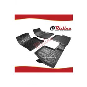 Rizline Ford Focus 3 Siyah STW 2011-2015 Arası 4 Parça 3D Havuzlu Paspas