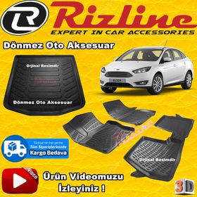 Rizline Ford Focus 4 2015-2018 sedan 3D Bagaj Havuzu