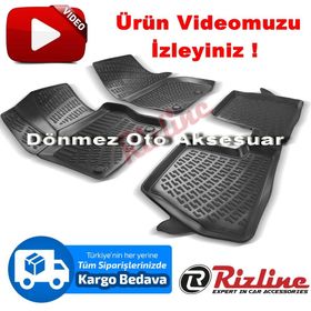 Rizline Ford Focus 4 Hb 2015-2018 Siyah 3D Havuzlu Paspas